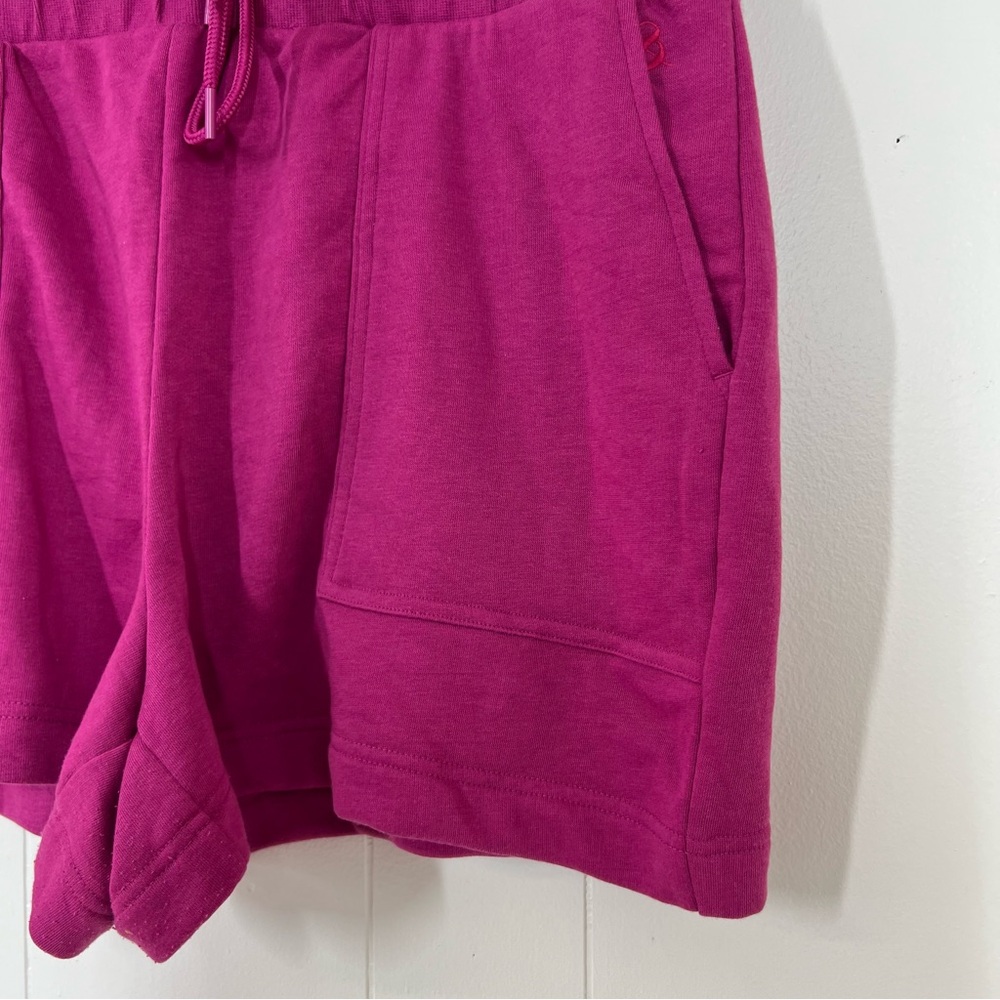 Lou & Grey Pink Cozy Cotton Terry Shorts - Picture 3 of 13